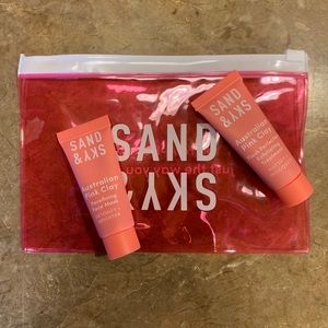 🎉2/$20 Sand and Sky Mask + Exfoliator Minis + bag